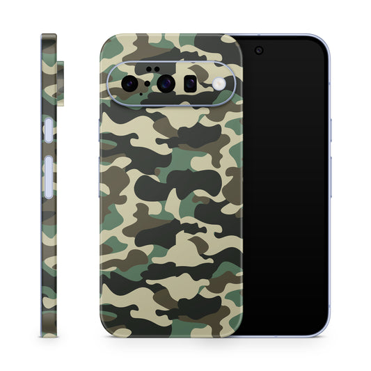 Google Pixel 10a Skin Schutzfolie Vinyl Cover Wood Camo
