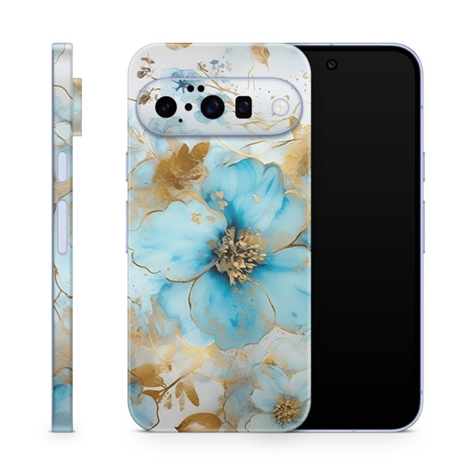 Google Pixel 10a Skin Schutzfolie Vinyl Cover gold blue fantasie