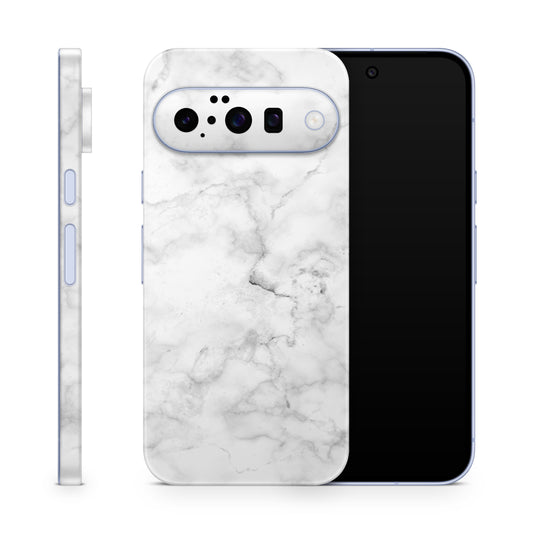 Google Pixel 10 Skin Schutzfolie Vinyl Cover marmor weiss Aufkleber Skins4u