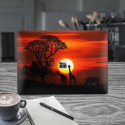 Microsoft Surface Laptop 3 4 5 Skin 13" Premium Vinylfolie Kratzerschutz Design Afrika Elektronik-Sticker & -Aufkleber Skins4u   