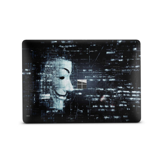 Microsoft Surface Laptop 3 4 5 Skin 13" Premium Vinylfolie Kratzerschutz Design Anonymous Elektronik-Sticker & -Aufkleber Skins4u   