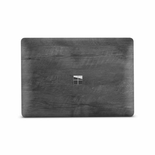 Microsoft Surface Laptop 3 4 5 Skin 13" Premium Vinylfolie Kratzerschutz Design Black Woodgrain Elektronik-Sticker & -Aufkleber Skins4u   