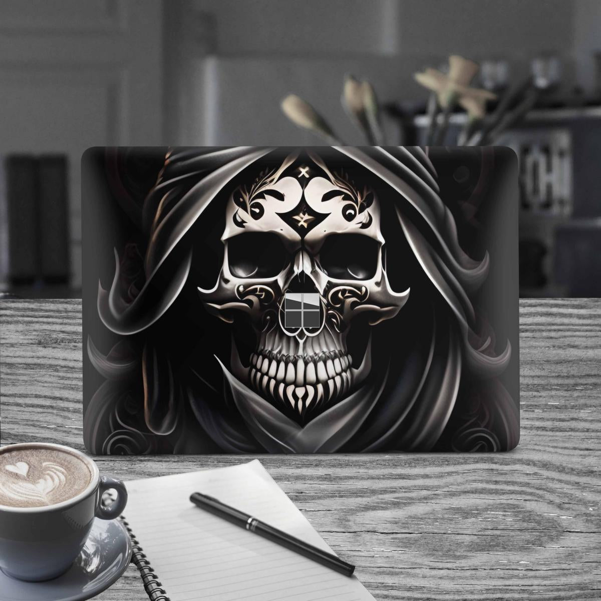 Microsoft Surface Laptop 3 4 5 Skin 13" Premium Vinylfolie Kratzerschutz Design Skullmaster Elektronik-Sticker & -Aufkleber Skins4u   