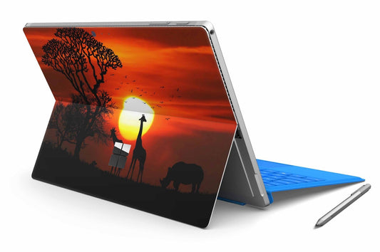 Microsoft Surface Pro 4 / 5 / 6 Skin Design Vinyl Premium Folie Modellwahl Motiv Afrika Aufkleber skins4u   