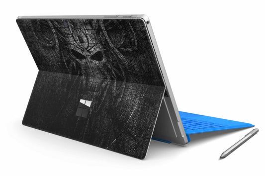 Microsoft Surface Pro Skins Design Vinyl Premium Folie Modellwahl Motiv Black Demon Aufkleber skins4u   