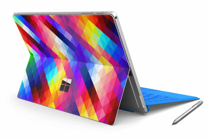 Microsoft Surface Pro Skins Design Vinyl Premium Folie Modellwahl Motiv Geo Aufkleber skins4u   