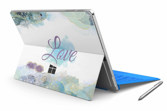 Microsoft Surface Pro Skins Design Vinyl Premium Folie Modellwahl Motiv Glitter Love Aufkleber skins4u   