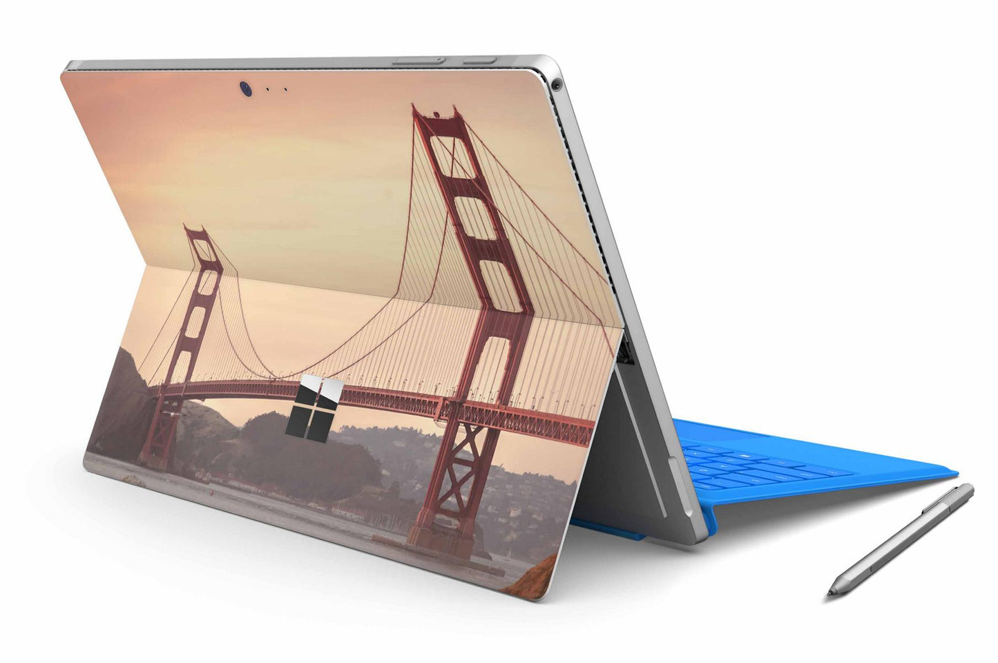 Microsoft Surface Pro Skins Design Vinyl Premium Folie Modellwahl Motiv Golden Gate Aufkleber skins4u   