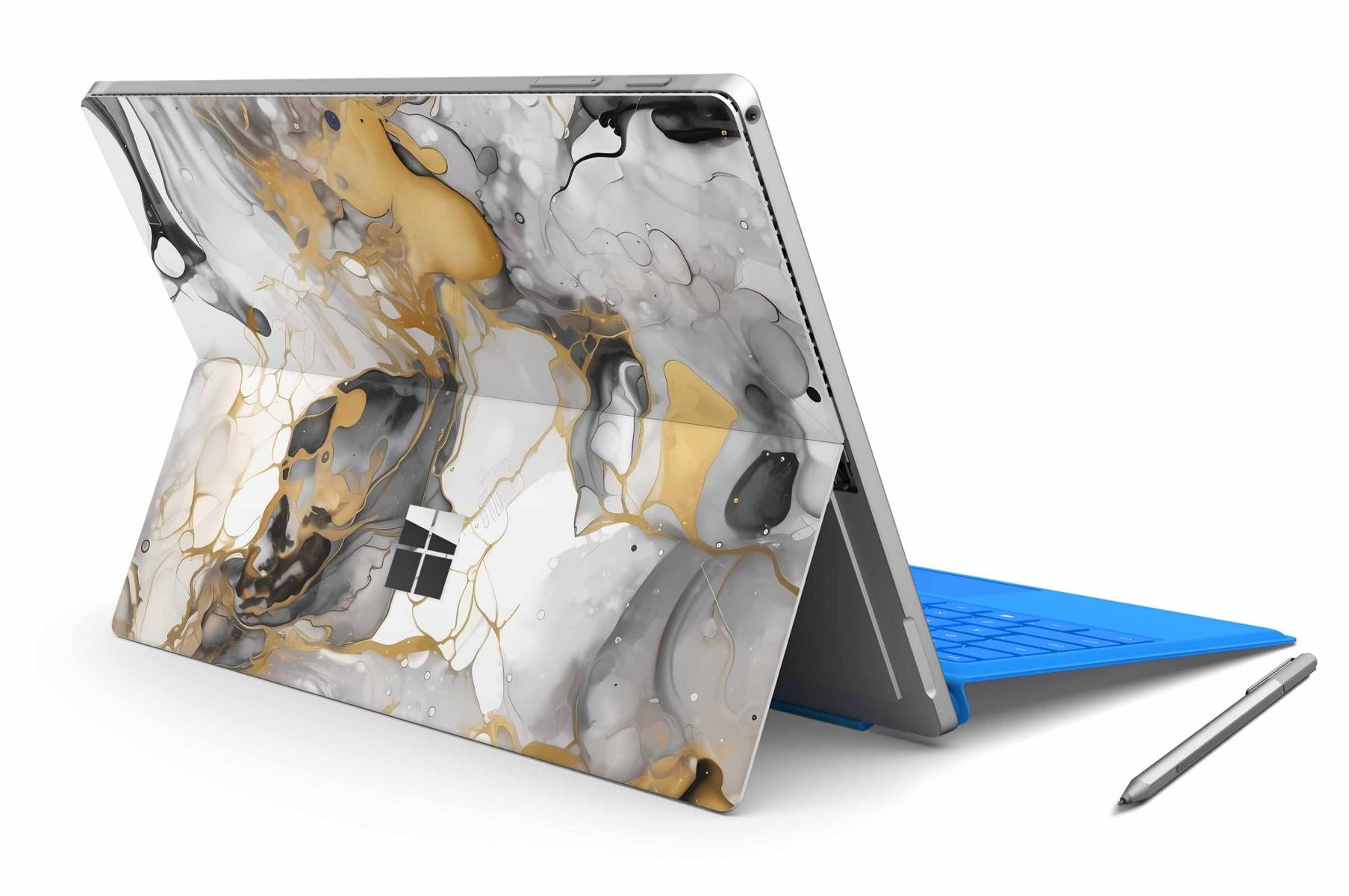 Microsoft Surface Pro Skins Design Vinyl Premium Folie Modellwahl Motiv Golden Light Aufkleber skins4u   