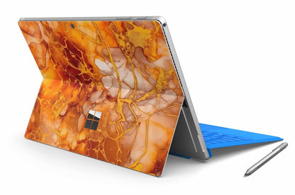 Microsoft Surface Pro 9 Skin Design Vinyl Premium Folie Modellwahl Motiv Herbstgold Aufkleber skins4u   