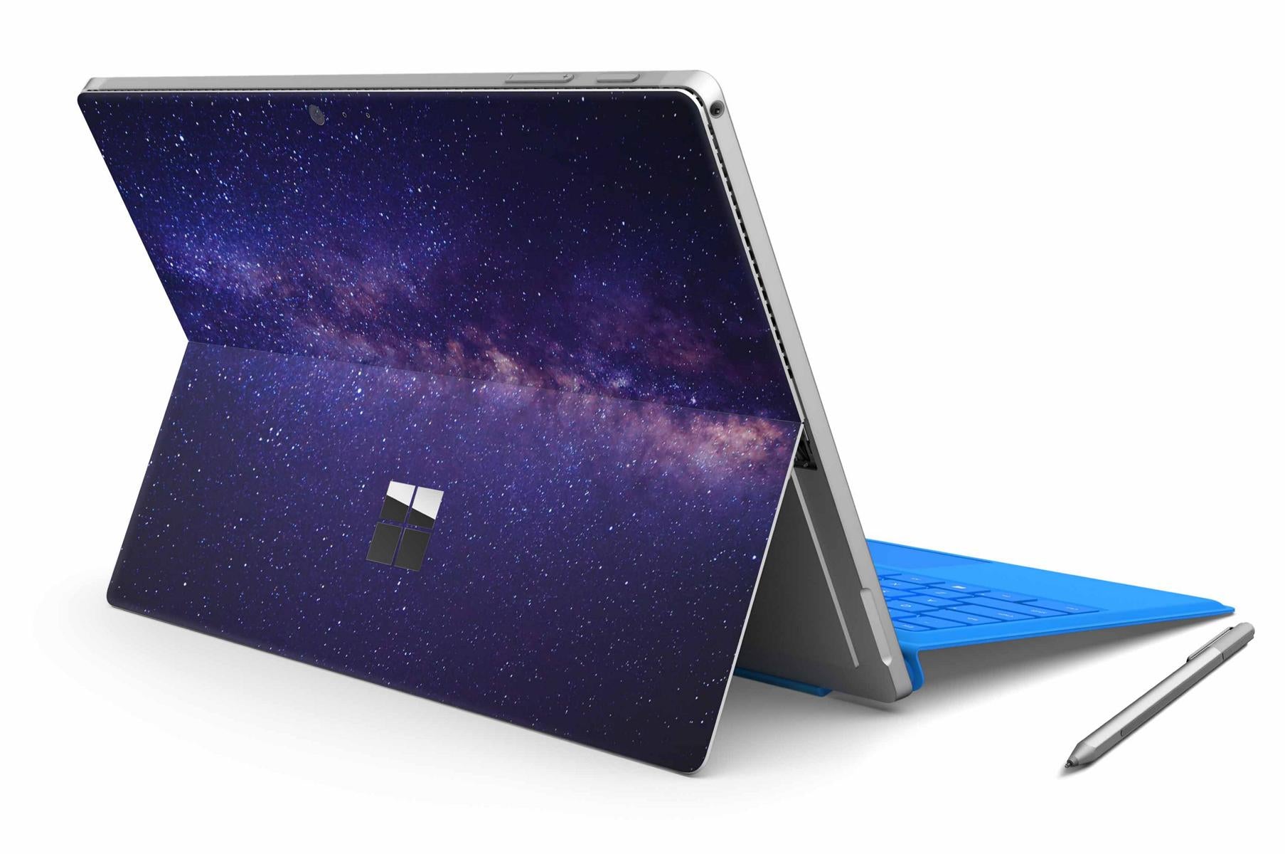 Microsoft Surface Pro Skins Design Vinyl Premium Folie Modellwahl Motiv Milky Way Aufkleber skins4u   