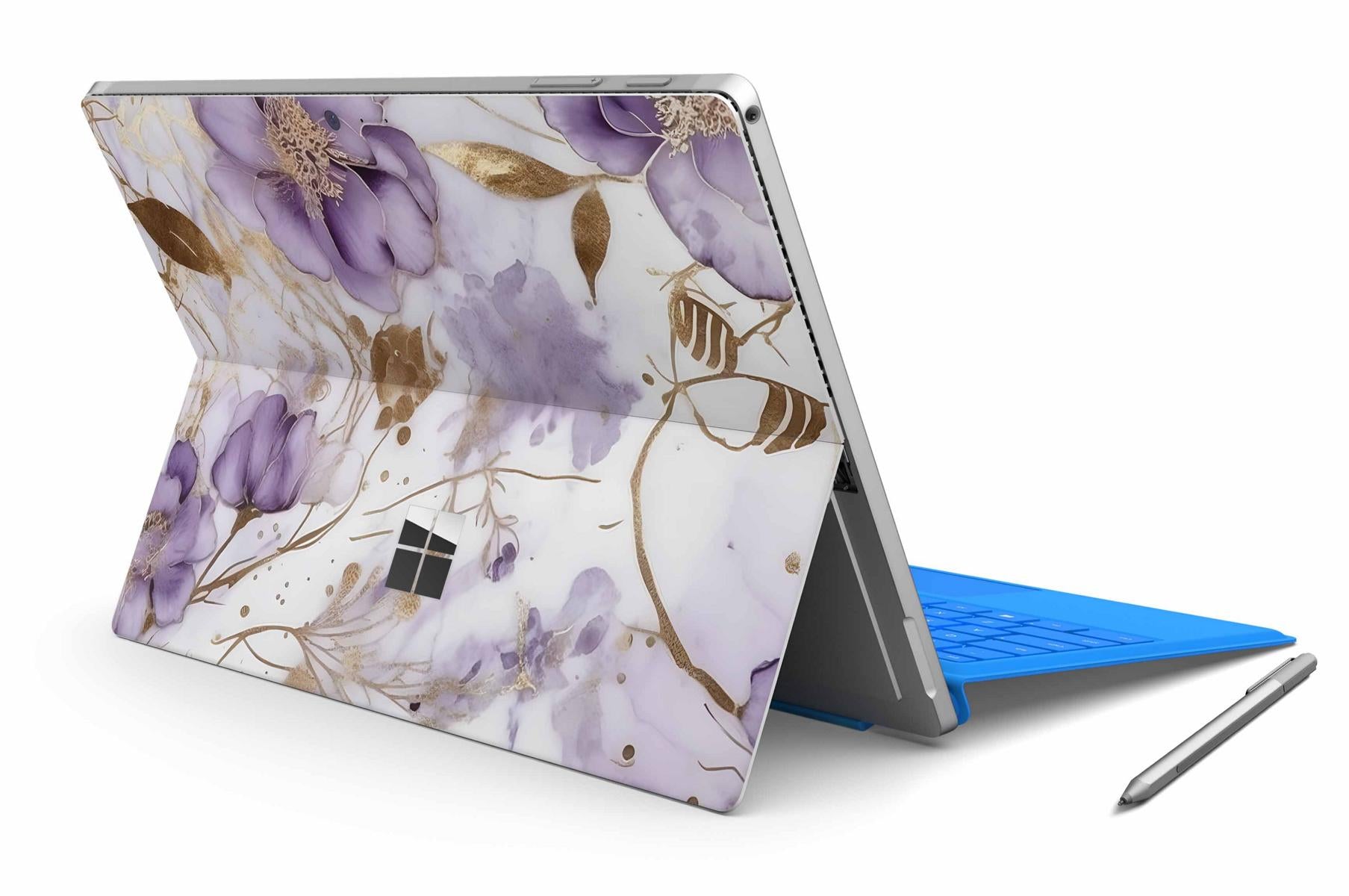 Microsoft Surface Pro Skins Design Vinyl Premium Folie Modellwahl Motiv Purple Heart Aufkleber skins4u   