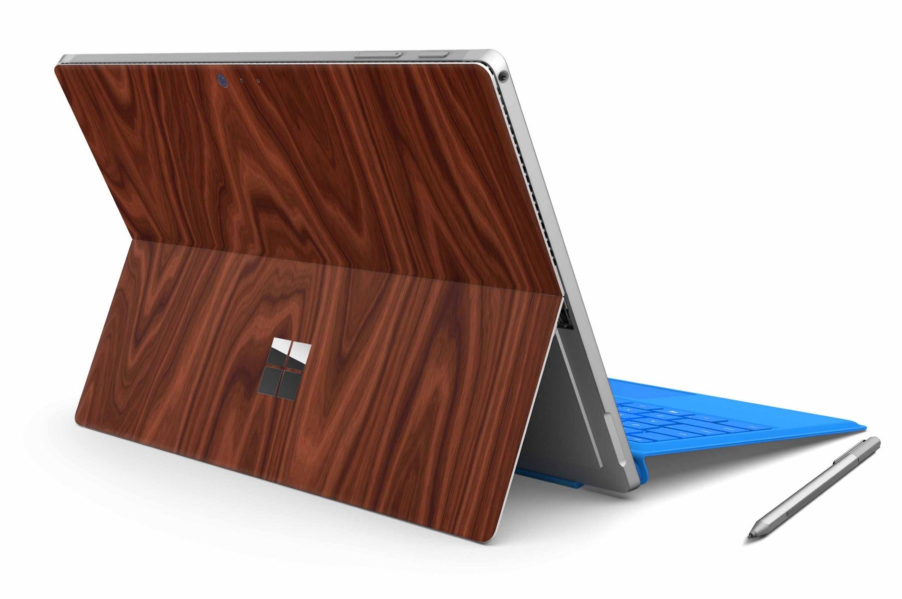Microsoft Surface Pro 9 Skin Design Vinyl Premium Folie Modellwahl Motiv Rosewood Aufkleber skins4u   