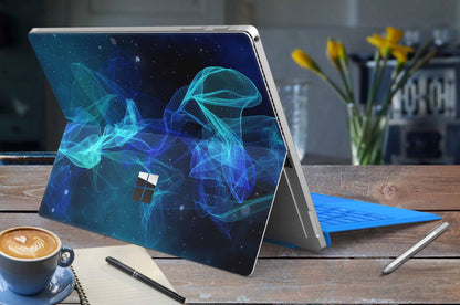 Microsoft Surface Pro 9 Skin Design Vinyl Premium Folie Modellwahl Motiv Star Spiral Aufkleber skins4u   