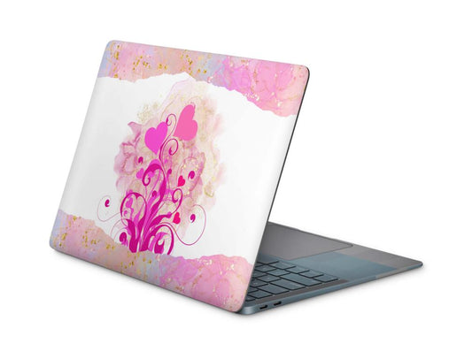 MacBook Pro Skins Design Aufkleber Schutzfolie Cover Skin Boarder Hearts MacBook Pro Skins skins4u   