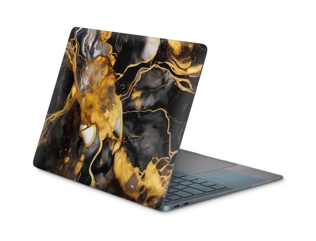 MacBook Air Skin Cover Kratzer Schutzfolie Aufkleber Dark Gold Elektronik-Sticker & -Aufkleber skins4u   