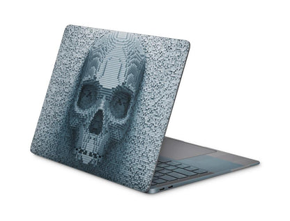 MacBook Pro Skins Design Aufkleber Schutzfolie Cover Skin Pixel Skull MacBook Pro Skins skins4u   