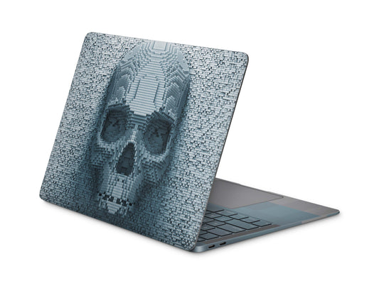 MacBook Pro Skin Design Aufkleber Schutzfolie Cover Pixel Skull skins4u