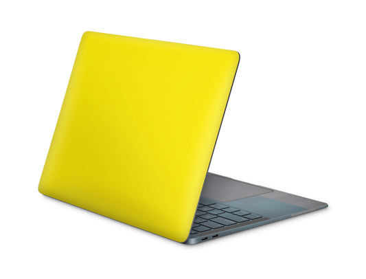 MacBook Pro Skin Design Aufkleber Schutzfolie Cover Solid state gelb skins4u