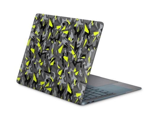 MacBook Air Skin Cover Kratzer Schutzfolie Aufkleber Splatter Yellow Elektronik-Sticker & -Aufkleber skins4u   