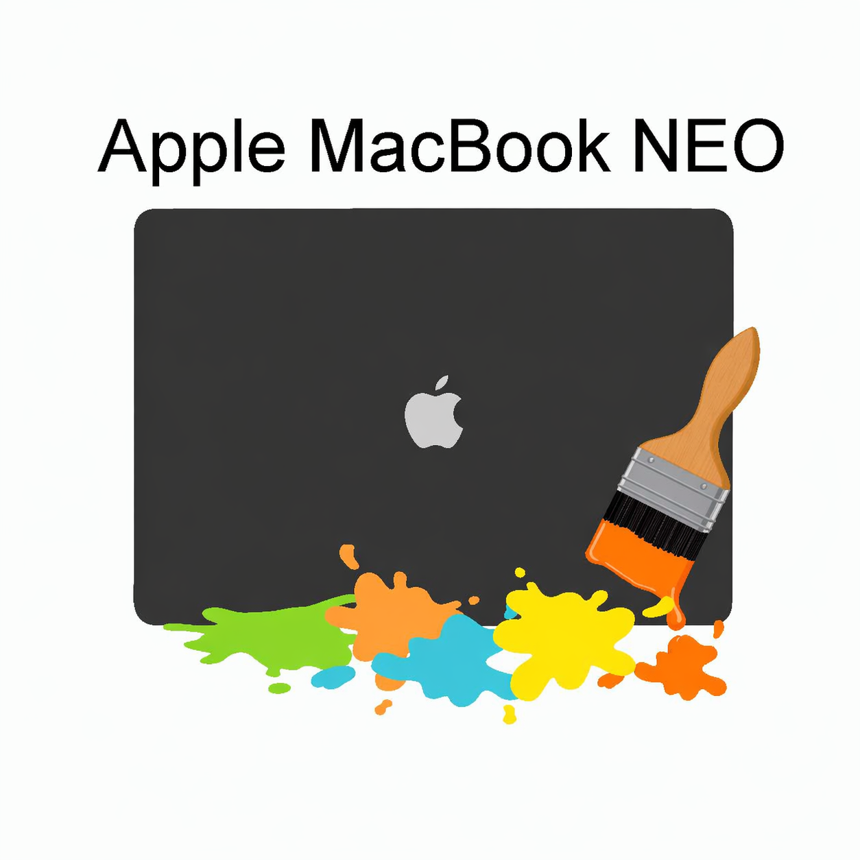 MacBook Neo Skin selbst gestalten mit Deinem Bild / Logo / Foto / Text Aufkleber Skins4u
