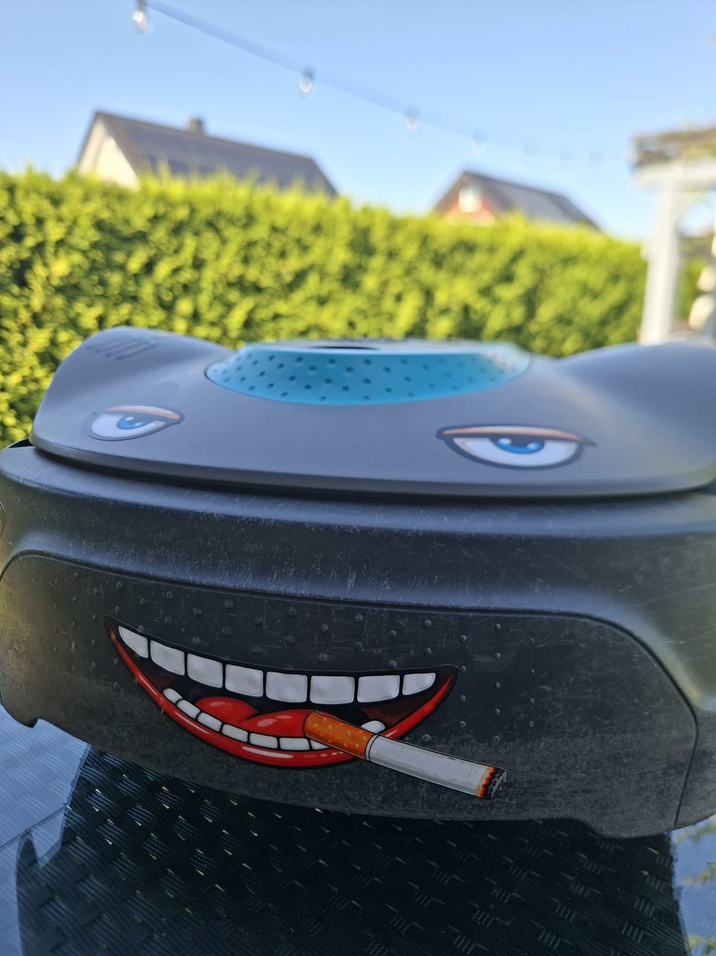 Aufkleber Set Mähroboter Saugroboter Accessoires Sticker Set
