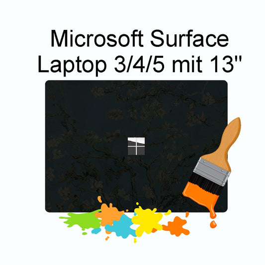 Microsoft Surface Laptop 3 4 5 Skins 13" Aufkleber selbst gestalten individuell Wunschbild cpb_product Skins4u   
