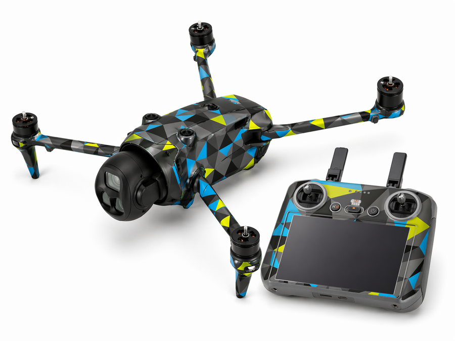 DJI Mavic 4 Pro Skin Folien Set Drohnen Aufkleber + RC2 Controller Polycolor Aufkleber Skins4u