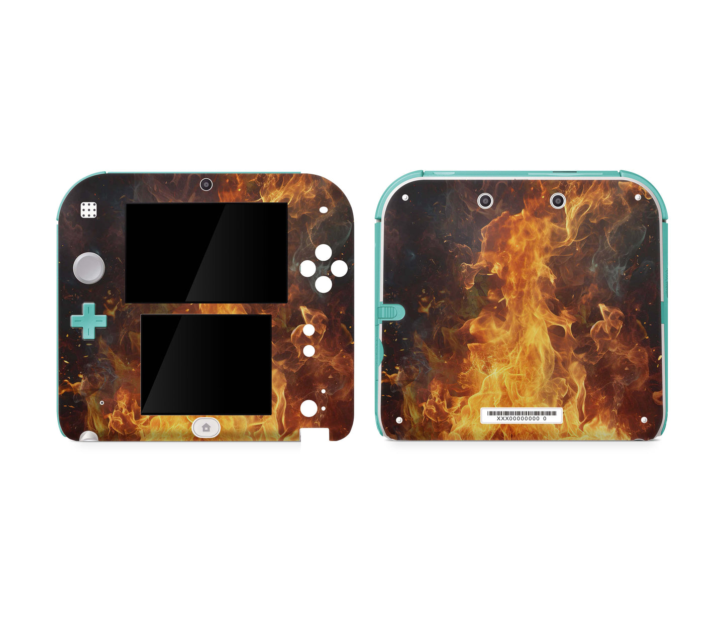 Nintendo 2DS Schutzfolie Skin Vinyl Design Aufkleber Feuer Aufkleber Skins4u   