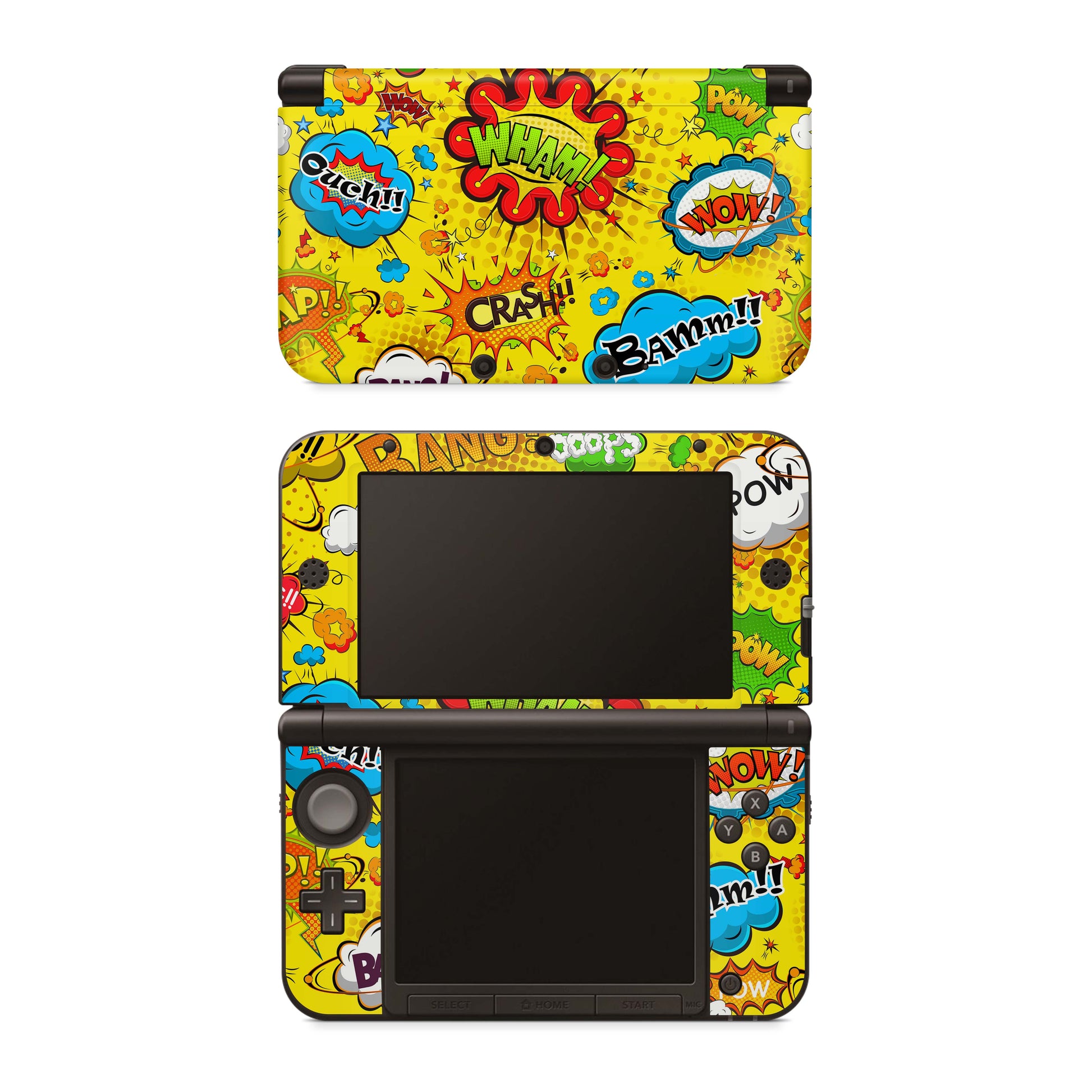 Nintendo 3DS Skins Vinyl Skin für 3DS, 3DS XL, NEW 3DS XL Motiv Comics gelb Aufkleber Skins4u   