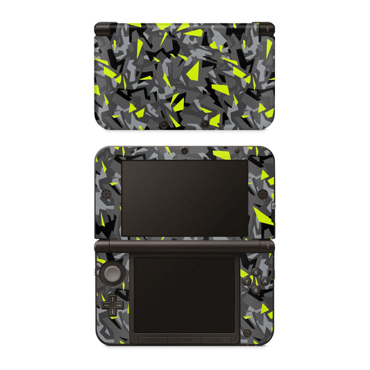 Nintendo 3DS Skins Vinyl Skin für 3DS, 3DS XL, NEW 3DS XL Motiv Splatter yellow Aufkleber Skins4u   