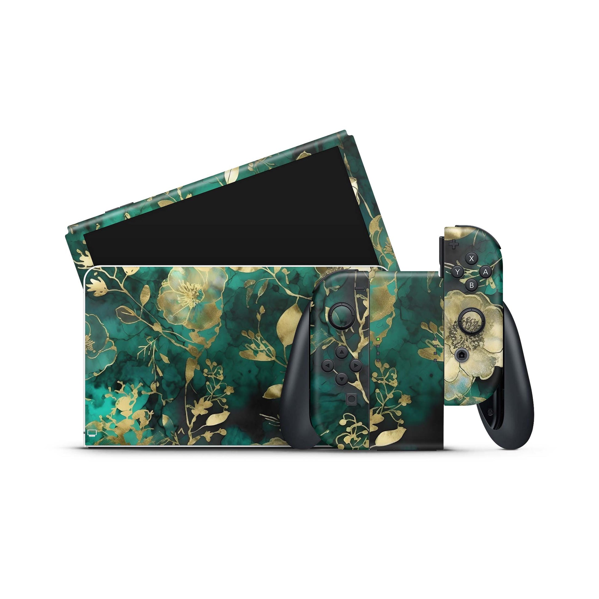 Nintendo Switch Skin Wrap Aufkleber Vinyl Skins Folie Design Green Hymn Aufkleber Skins4u   