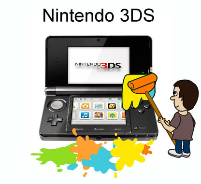 Nintendo 3DS Skin selbst gestalten individueller Skin mit Wunschbild Aufkleber Skins4u   