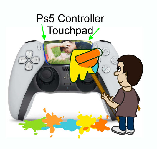 PS5 Controller Touchpad Skin Sticker Aufkleber selbst erstellen individuell Aufkleber Skins4u   