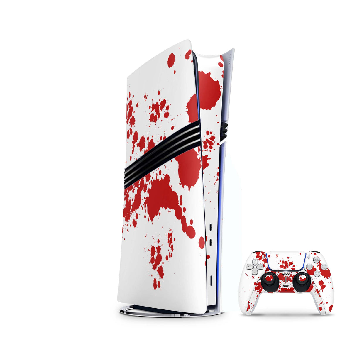 PS5 Pro Skin Blood mit passendem Controller Skin