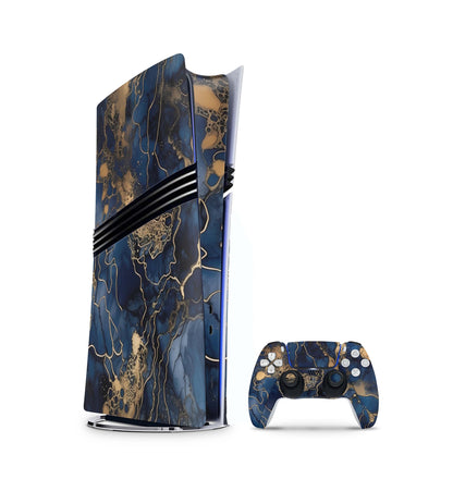 PS5 Pro Skin Aufkleber Design Schutzfolie + Controller Skin Folie Dark Fantasy Aufkleber Skins4u   