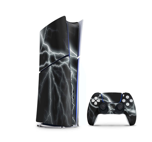 PS5 Slim Skins DIGITAL Edition Aufkleber Design Premium Playstation 5 Skin + PS5 Controller Skin Apocalypse black Aufkleber skins4u   