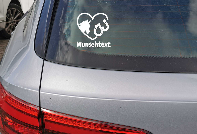 Pferde Aufkleber Wandtattoo Autoaufkleber mit Wunschnamen selber gestalten Aufkleber Skins4u
