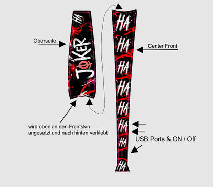 Playstation 5 PRO Skins Aufkleber individuell selbst gestalten Wunschbild personalisieren MIT Disk Laufwerk cpb_product Skins4u
