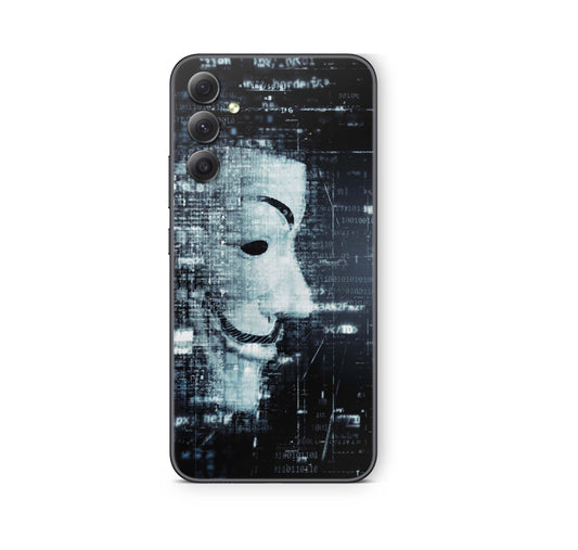 Samsung Galaxy S24 FE Skin Schutzfolie Aufkleber Skins Design Anonymous Elektronik-Sticker & -Aufkleber skins4u