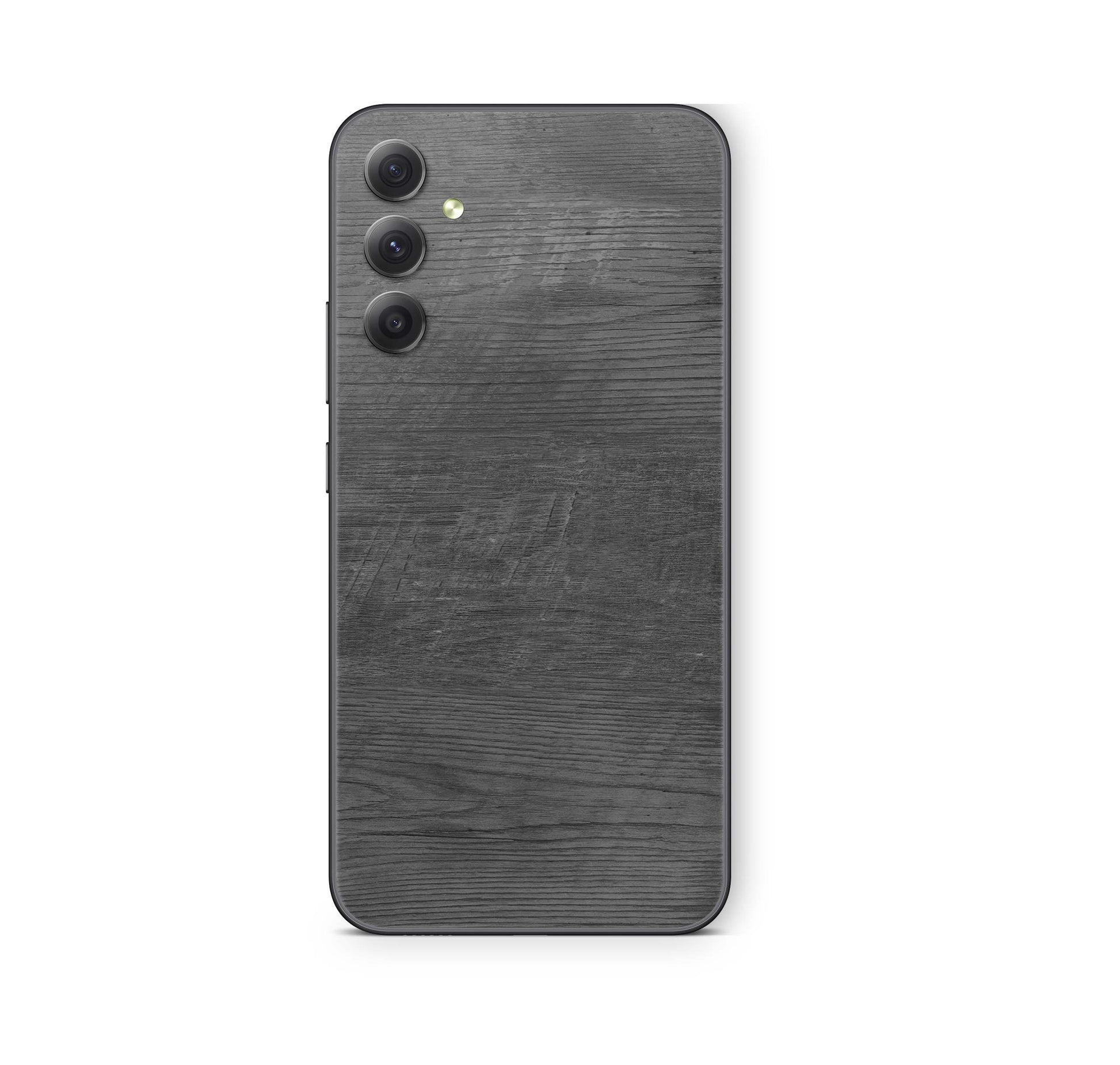 Samsung Galaxy S24 FE Skin Schutzfolie Aufkleber Skins Design Black Woodgrain Elektronik-Sticker & -Aufkleber skins4u