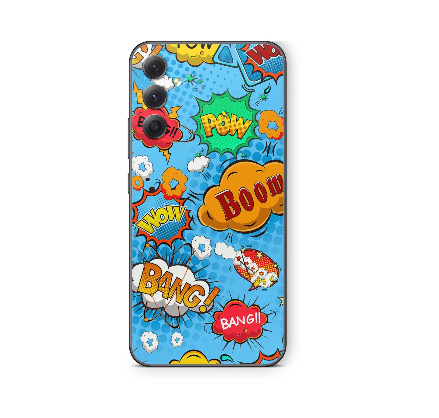 Samsung Galaxy S25+ Skin Schutzfolie Aufkleber Skins Design Comics blau Elektronik-Sticker & -Aufkleber skins4u