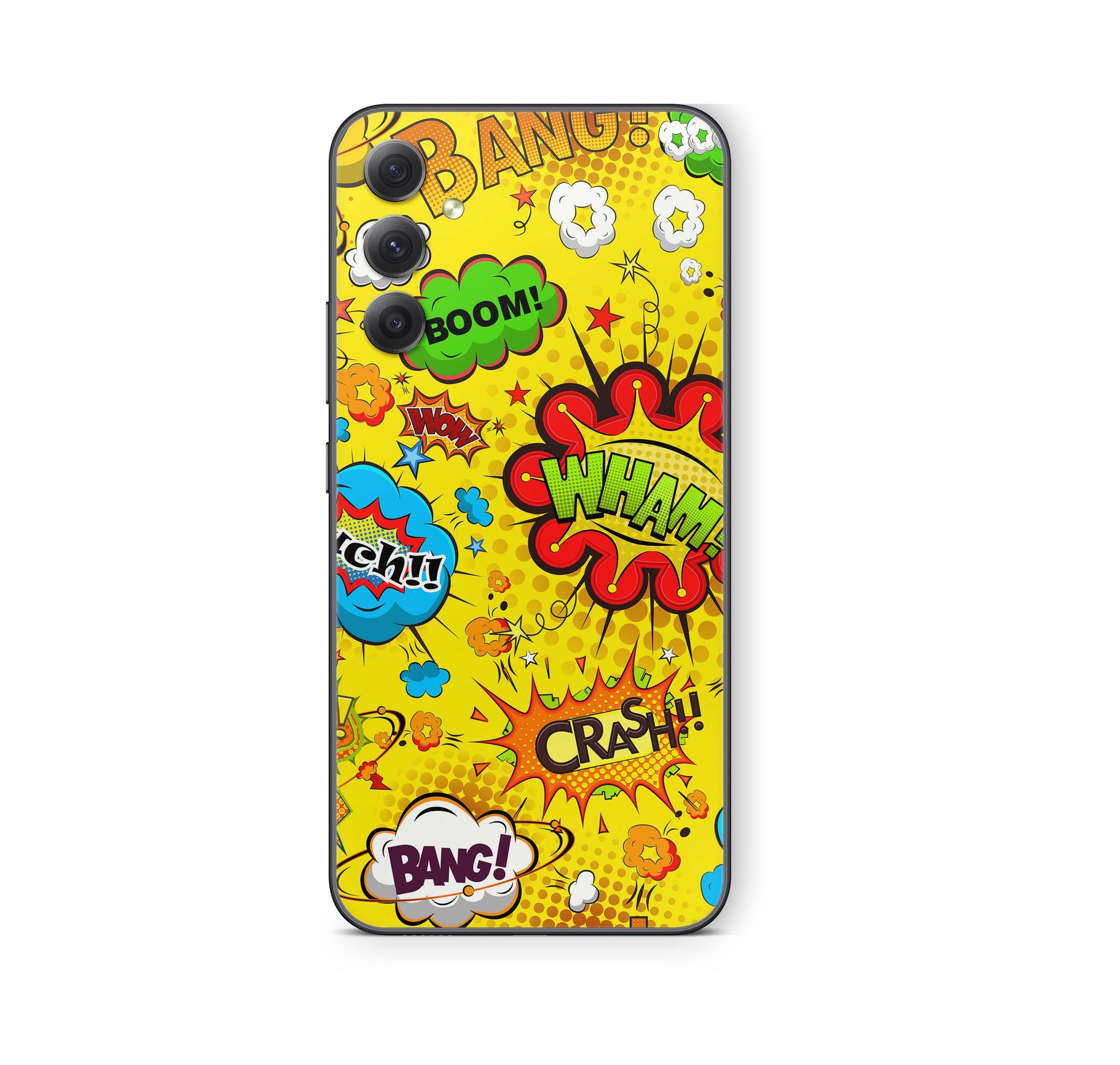 Samsung Galaxy A15 Skin Schutzfolie Aufkleber Skins Design Comics gelb Elektronik-Sticker & -Aufkleber skins4u