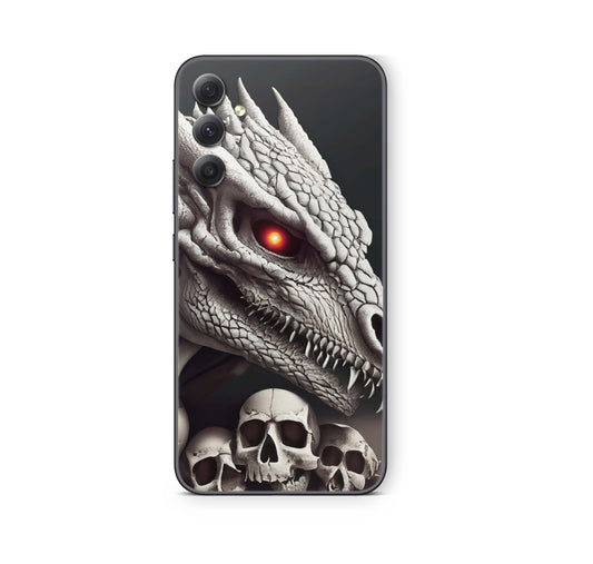 Samsung Galaxy S24 FE Skin Schutzfolie Aufkleber Skins Design Dragon Skull Elektronik-Sticker & -Aufkleber skins4u