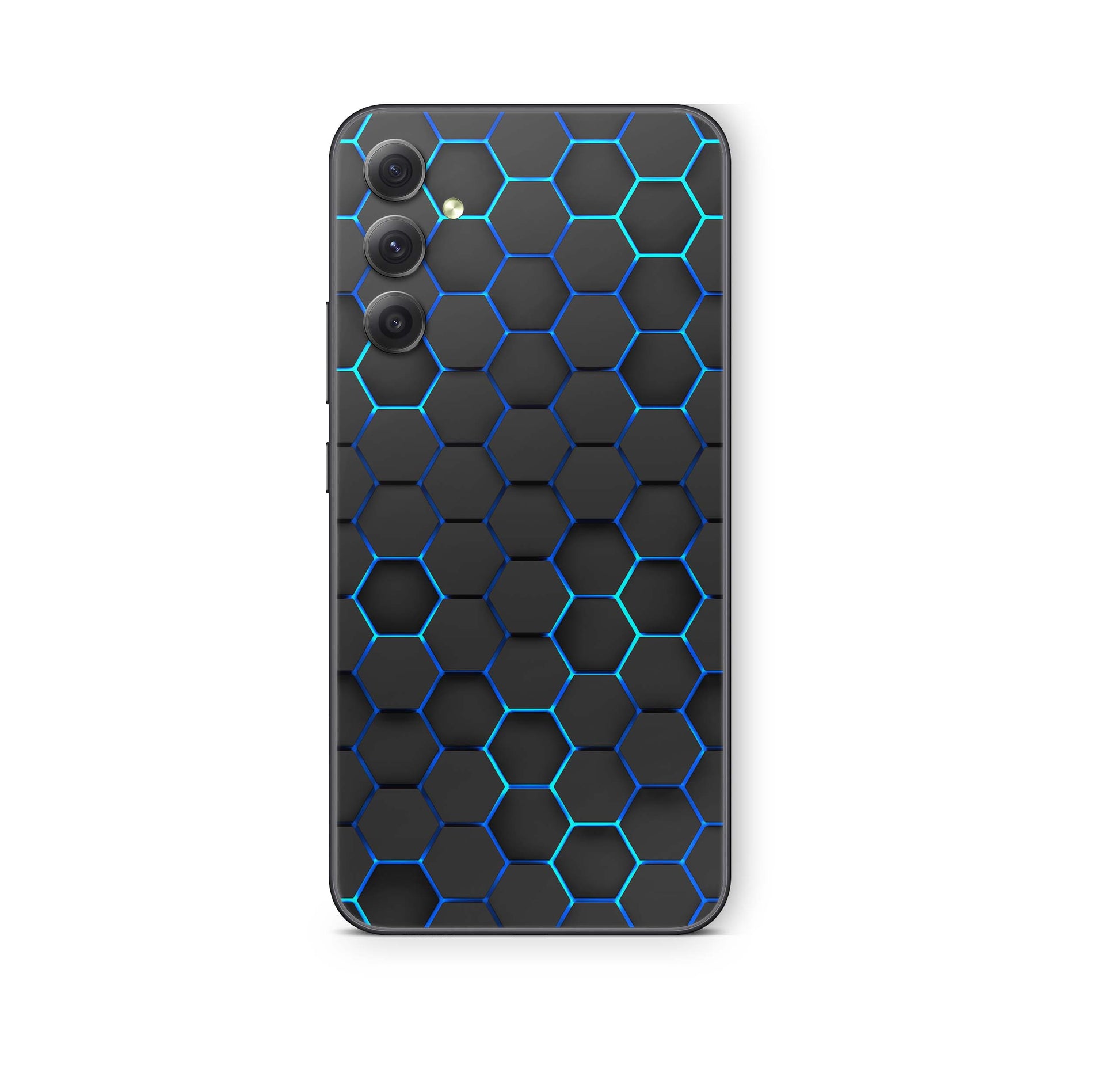 Samsung Galaxy S24 FE Skin Schutzfolie Aufkleber Skins Design Exo blau Elektronik-Sticker & -Aufkleber skins4u