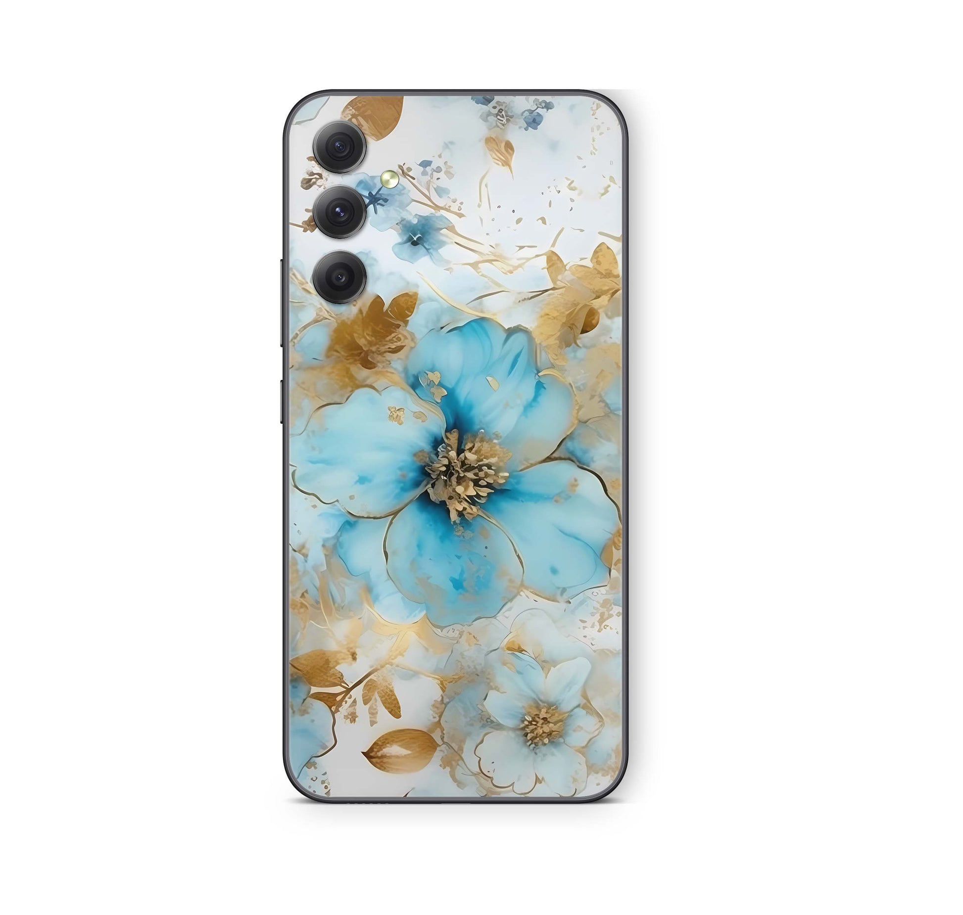 Samsung Galaxy S25 Skin Schutzfolie Aufkleber Skins Design Gold blue Fantasy Elektronik-Sticker & -Aufkleber skins4u