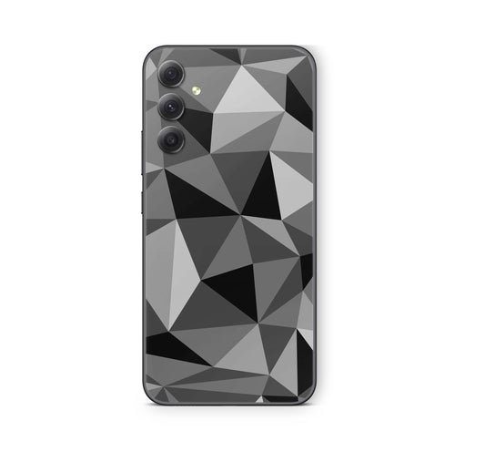 Samsung Galaxy S25 Skin Schutzfolie Aufkleber Skins Design Polygrey Elektronik-Sticker & -Aufkleber skins4u