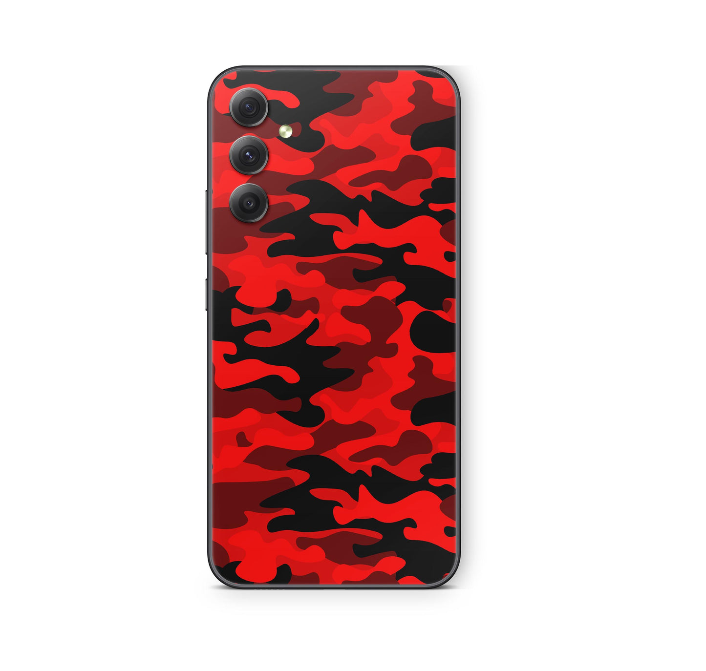 Samsung Galaxy S25+ Skin Schutzfolie Aufkleber Skins Design Red Camo Elektronik-Sticker & -Aufkleber skins4u
