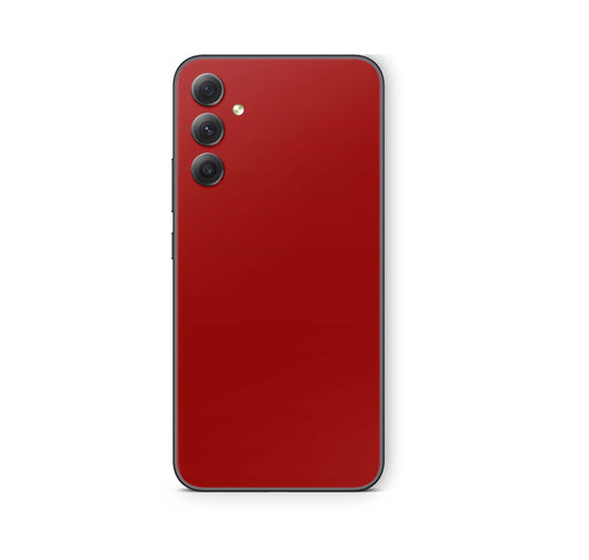 Samsung Galaxy S25+ Skin Schutzfolie Aufkleber Skins Design Solid state rot Elektronik-Sticker & -Aufkleber skins4u