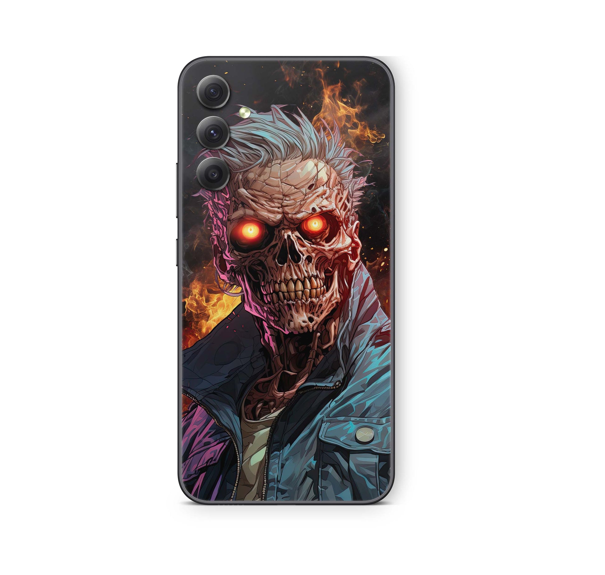 Samsung Galaxy S25+ Skin Schutzfolie Aufkleber Skins Design Zombie Fire Elektronik-Sticker & -Aufkleber skins4u